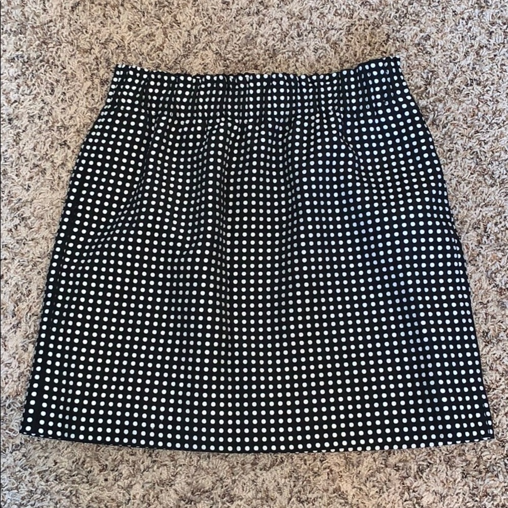 COPY - J. Crew polka dot skirt